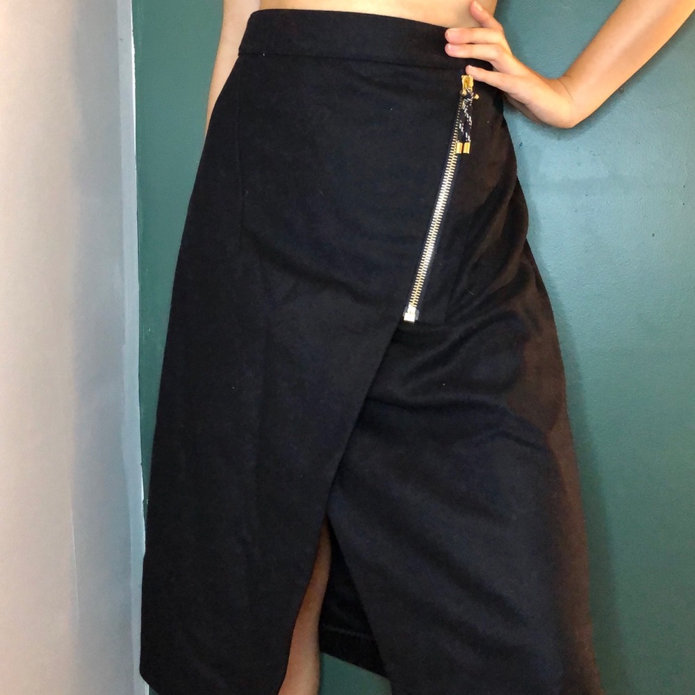 NWT ACNE STUDIOS Navy wool skirt